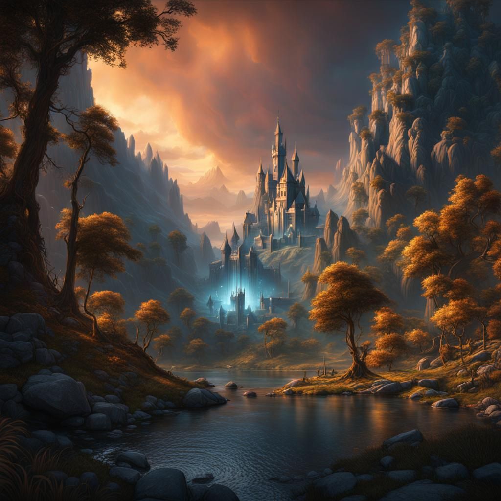 Fantastical Narnia Concept Art in Deep Color