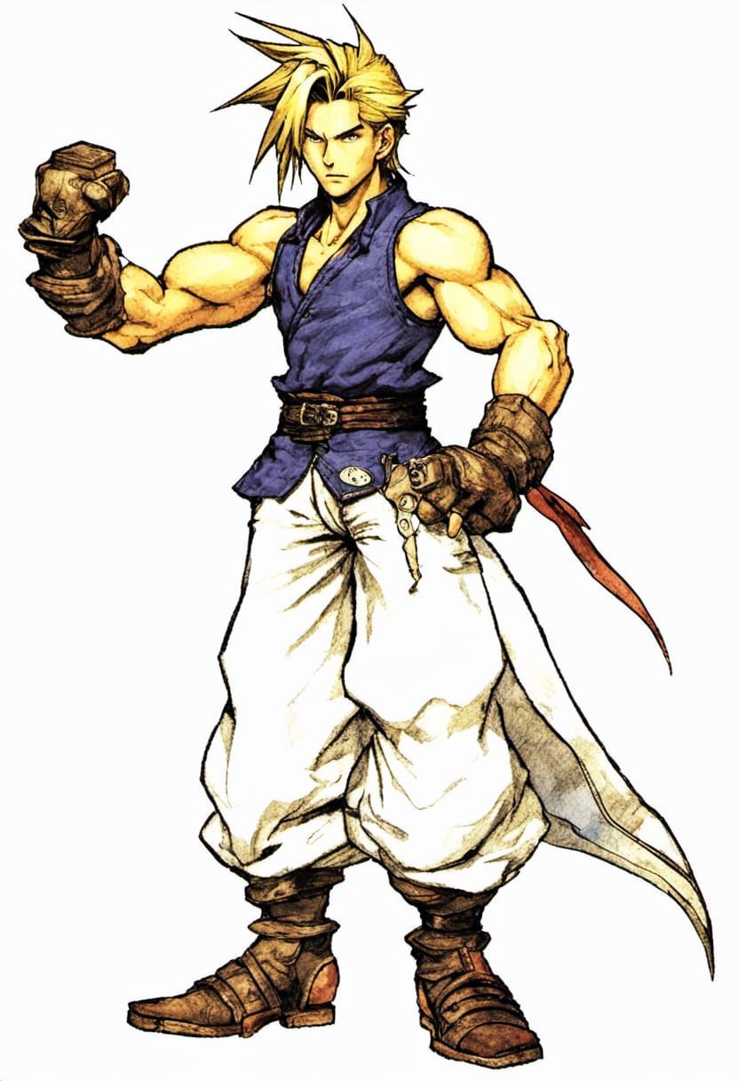 Final Fantasy 6 Sabin Image