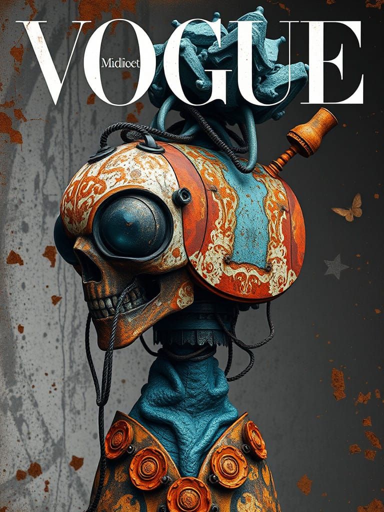 Surreal Fine Art Portrait in Fusion of Golden Renaissance an...