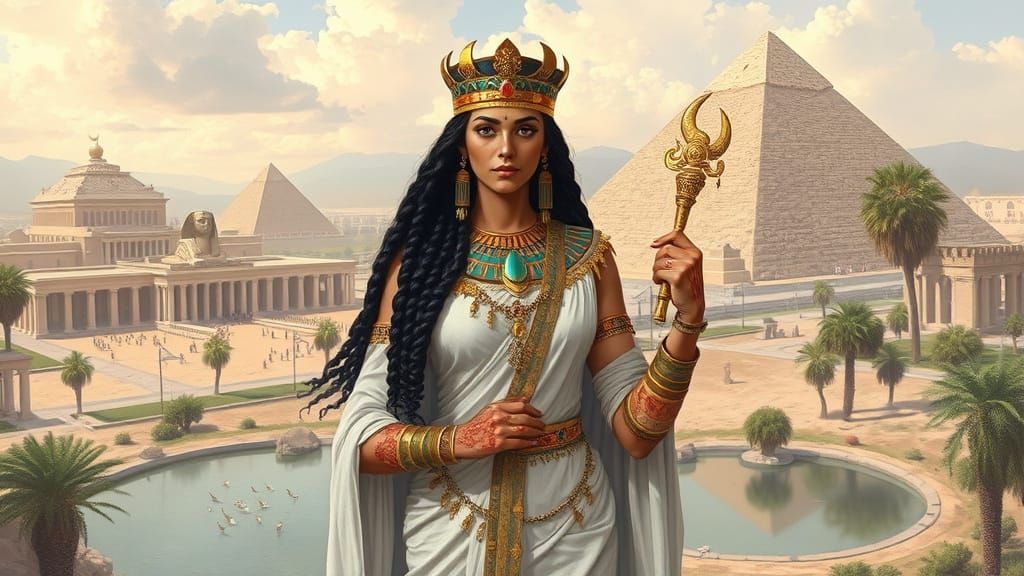 Ancient Egyptian Queen Merneith in Luxor