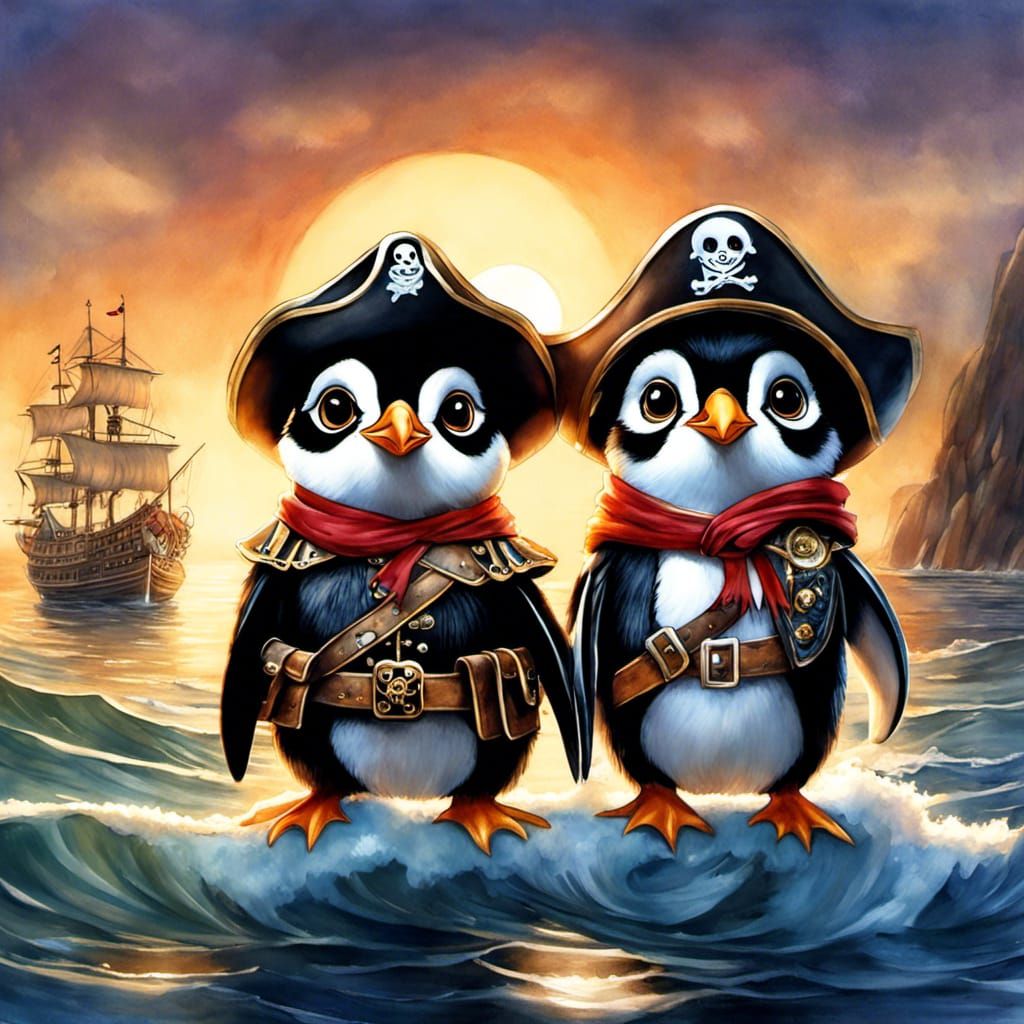 Pirate penguins