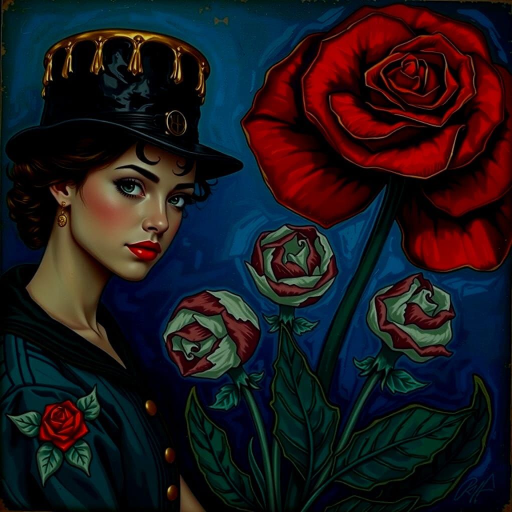 Vivid Maximalist Masterpiece in Realistic 3D Style