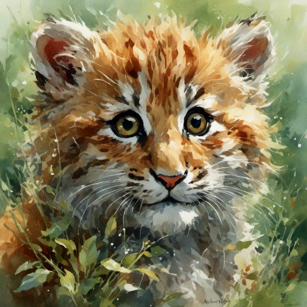 Cute Fluffy Animal Rendered Realistically