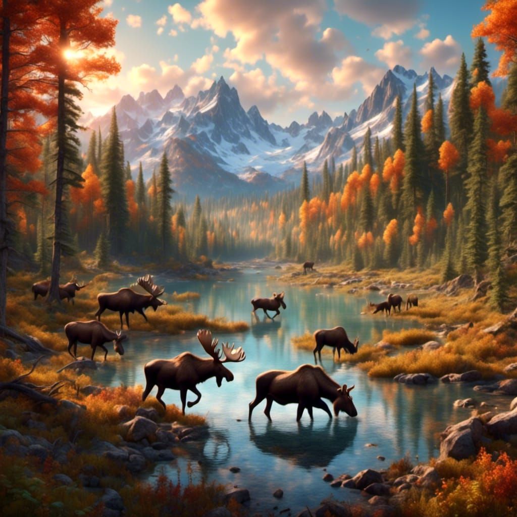 <lora:SuperHyperrealism:1.0> <lora:Wilderness:1.0>  Stream r...