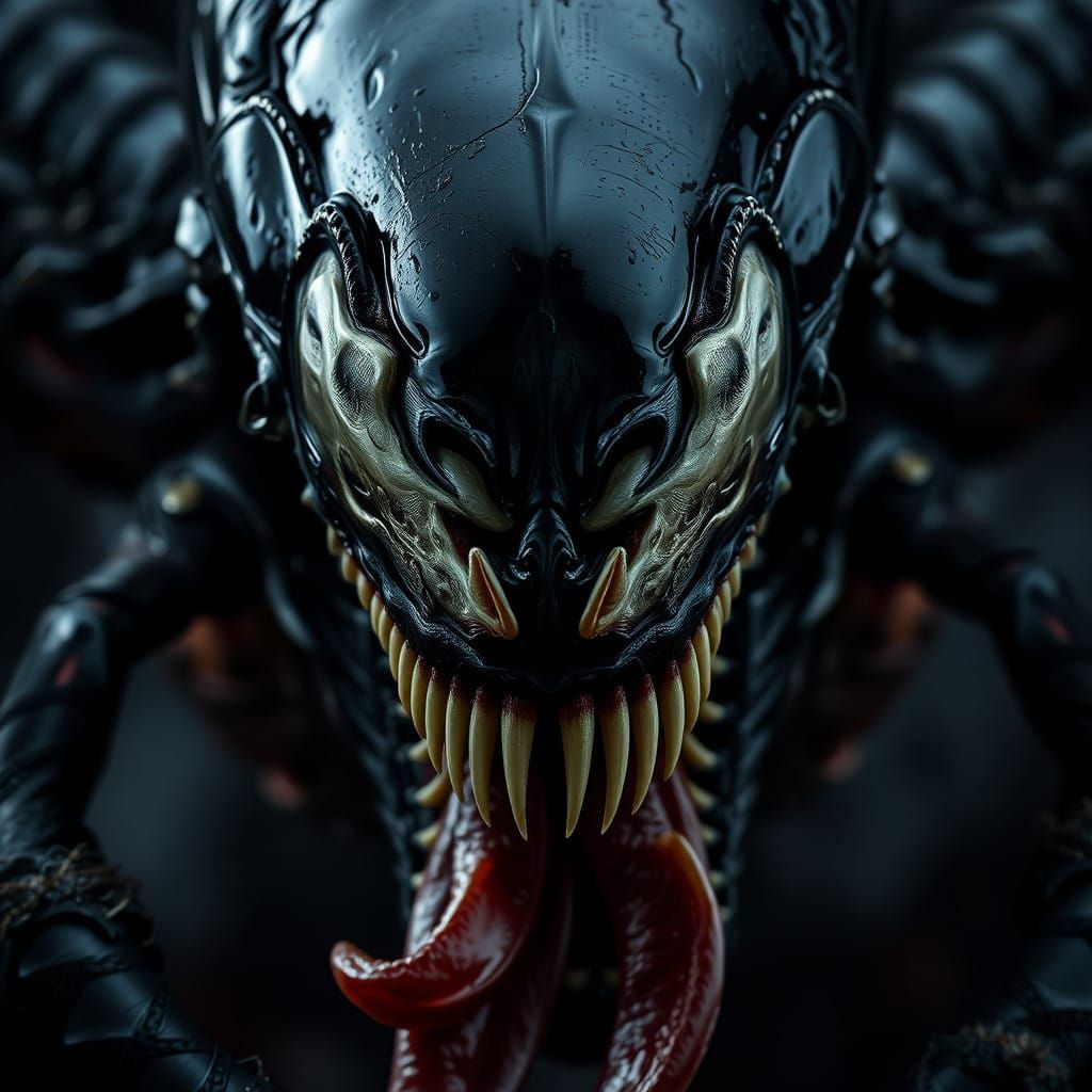 Venomous Beauty in Hyperrealistic Detail