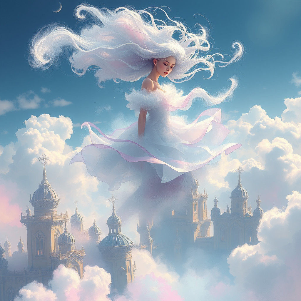 Air Elemental Floats Through Cloud City