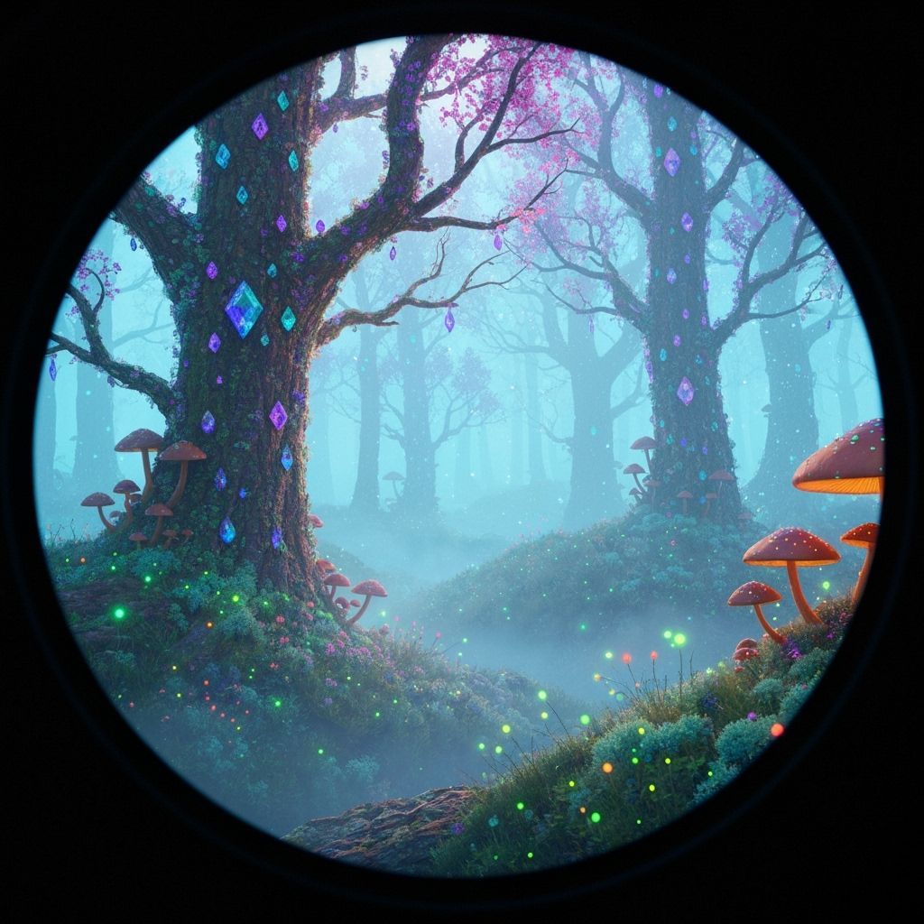 Whimsical Candy Wonderland in Pretty Goth Style