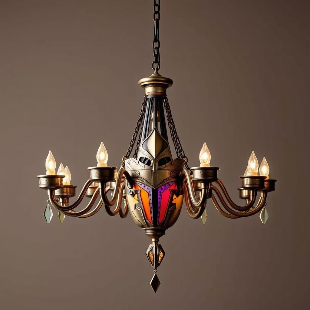 Mandalorian Inspired Chandelier Design