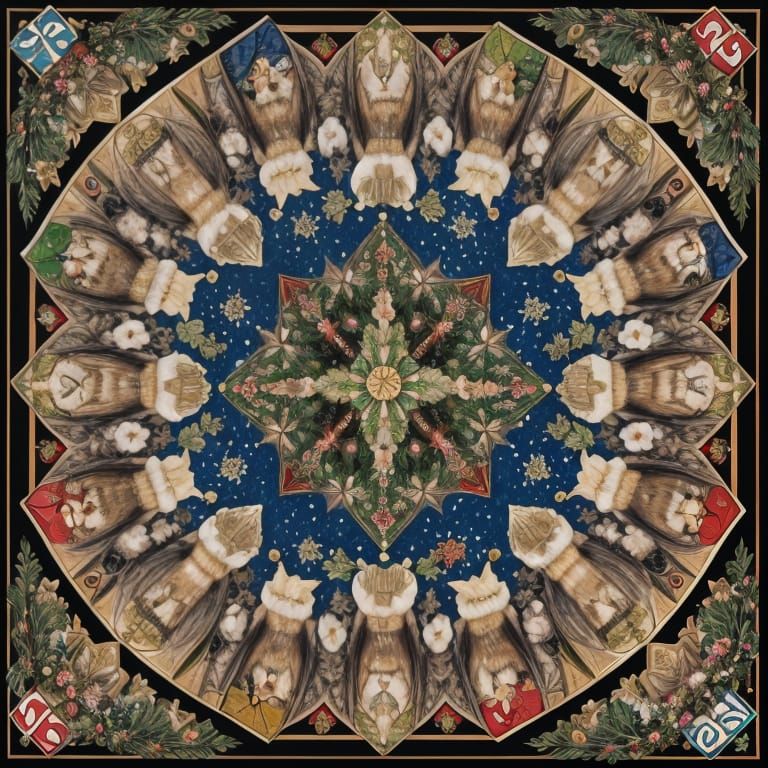 Festive Rubik's Cube Celebrates the 12 Days of Christmas