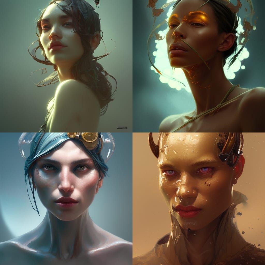 Detailed Insect-Like Man Portrait in Unreal Engine 5