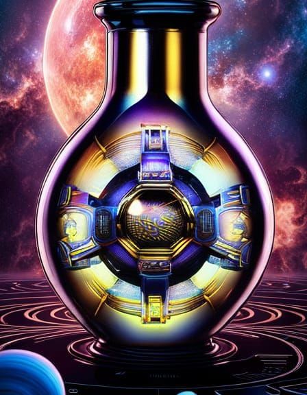 Potion Bottle in Space