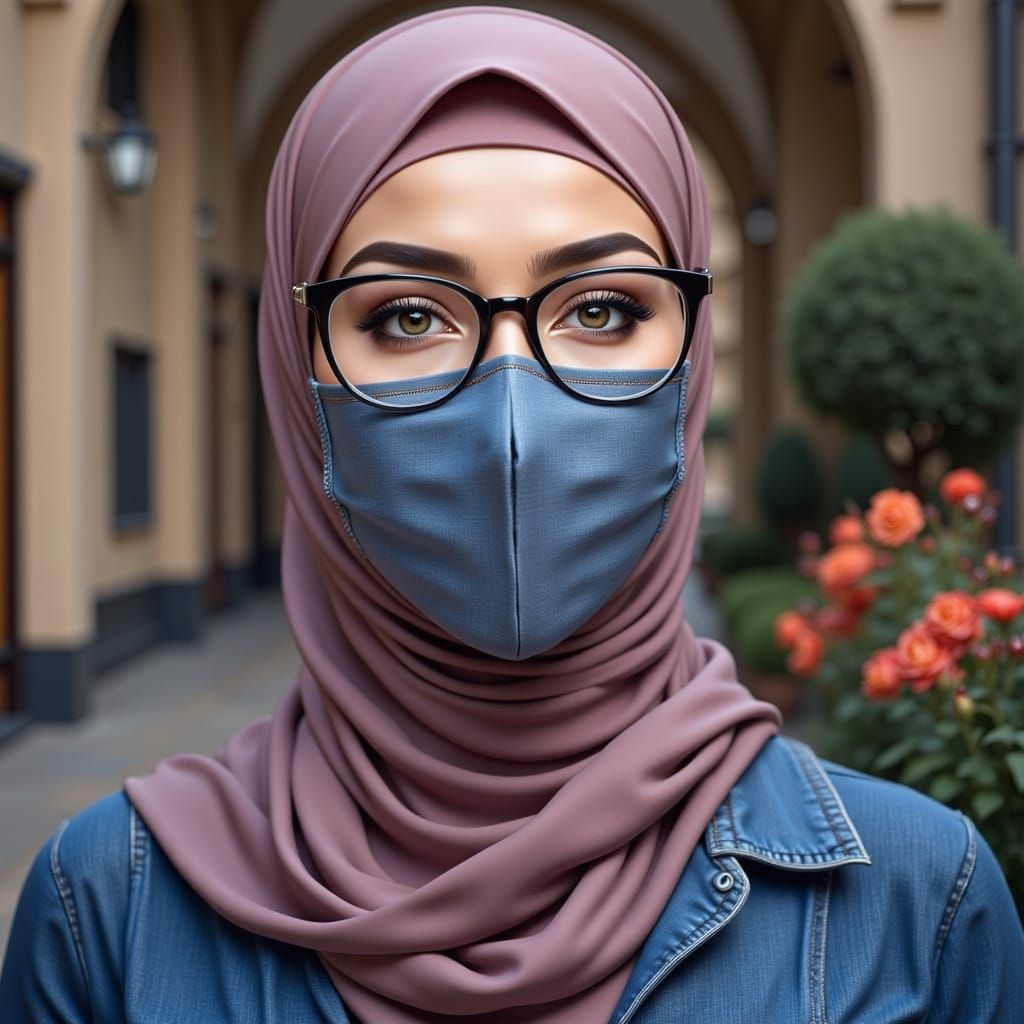 Professional Hijab Student Portrait Photography