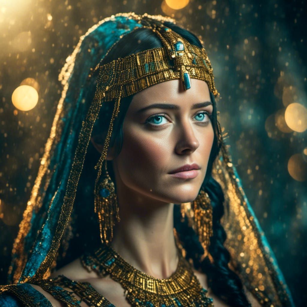 Emily Blunt as Cleopatra: Realistic Portrait