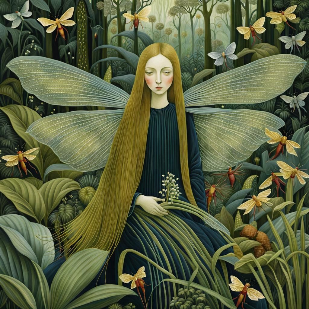 Fairies and Fly Magnets in Digital Collage