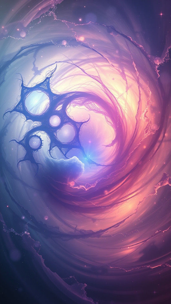 Clashing Inner Forces Transformed into Ethereal Light