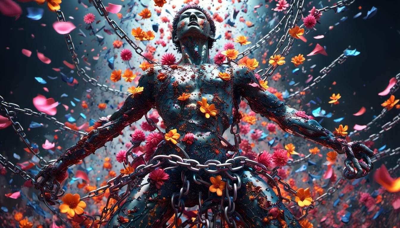 Figure Breaking Free: Resilience in Bloom