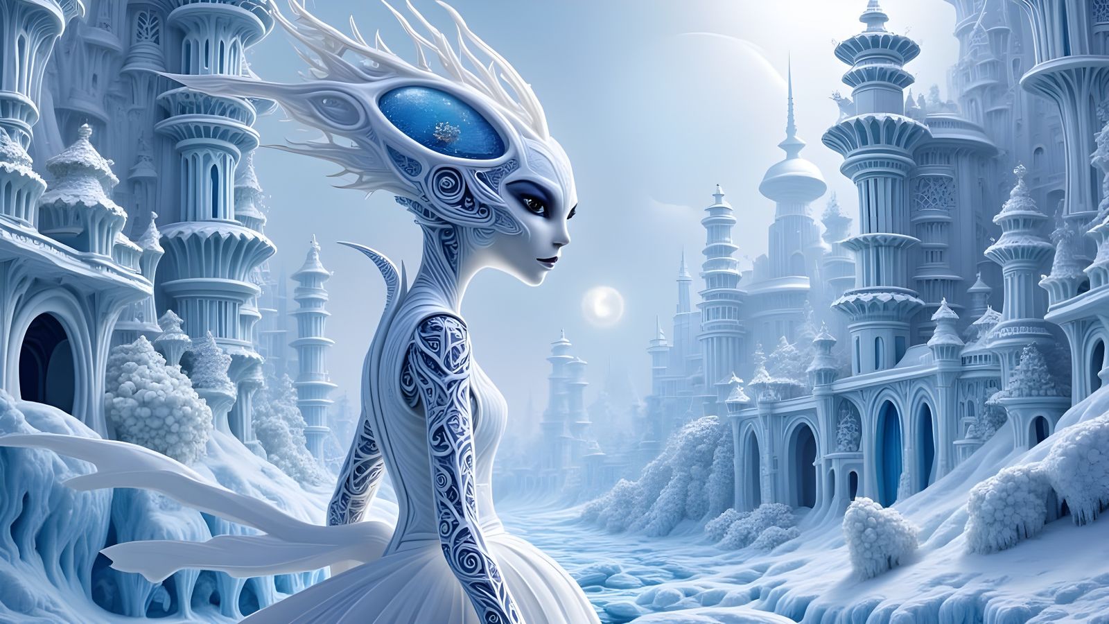 Alien heiress to the throne of the planet Squitarz in the fr...