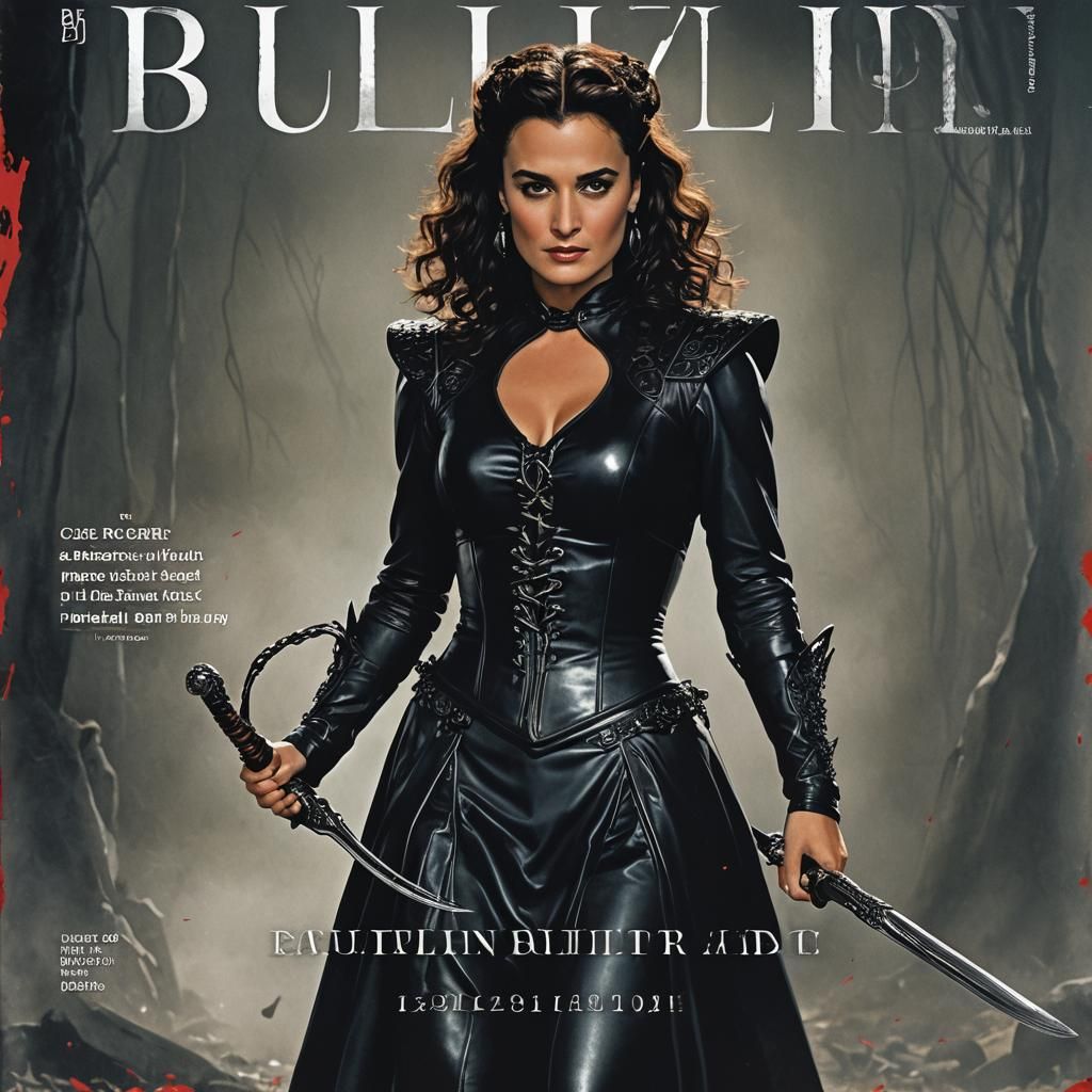 Magazine Cover: Lady Macbeth in Latex, Digital Art