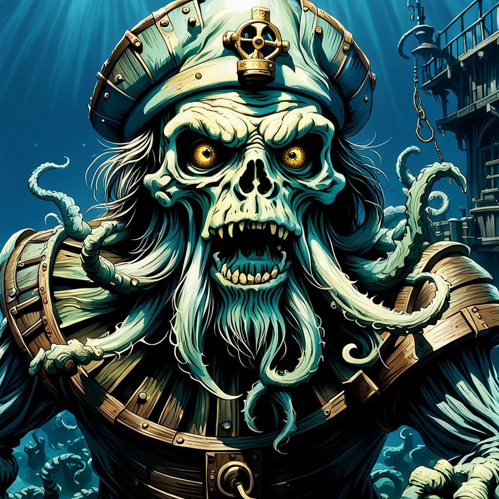 Mysterious Depiction of Davy Jones' Locker