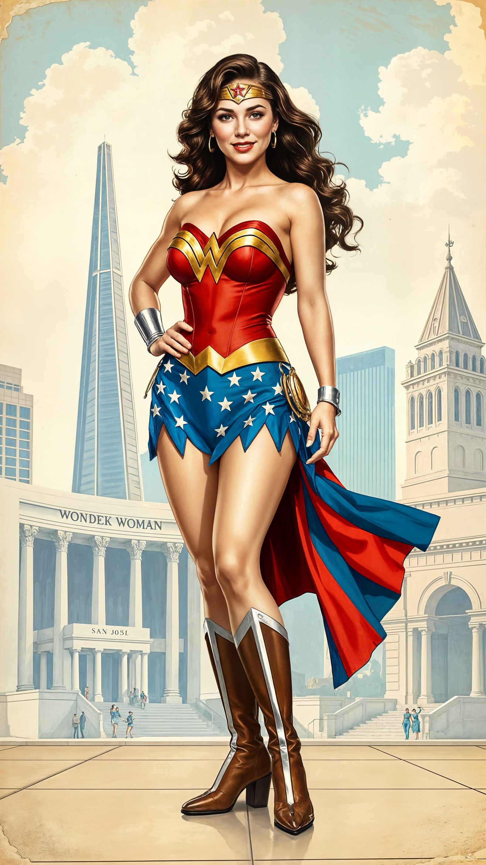 Wonder Woman in Classic Costa Rican Getaway