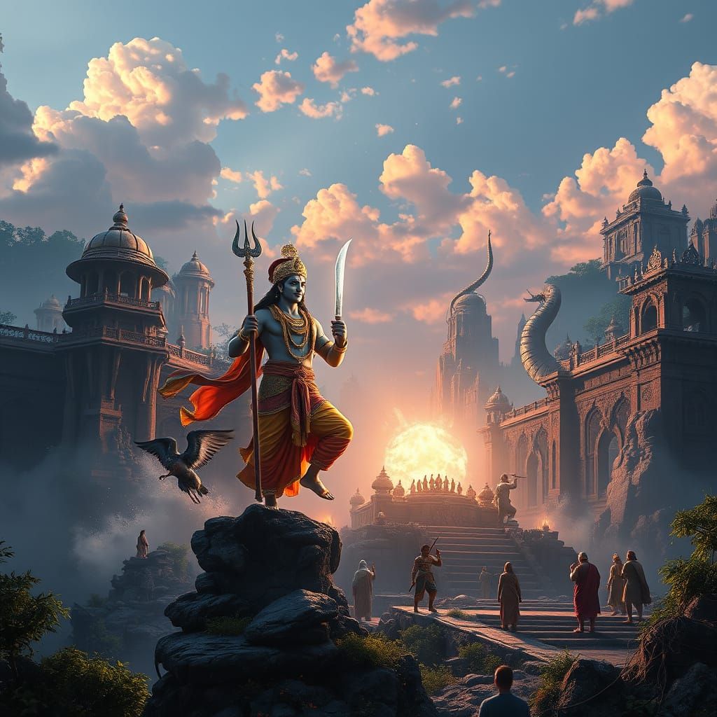 Epic Fantasy Realm of Ancient India in Stunning 8K