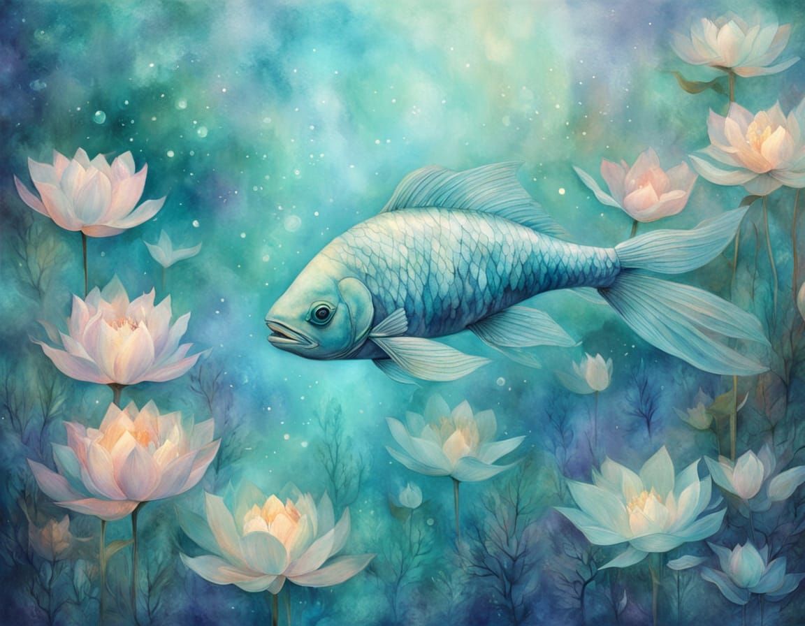 Ethereal Aquatic Dreamscapes in Soft Pastels