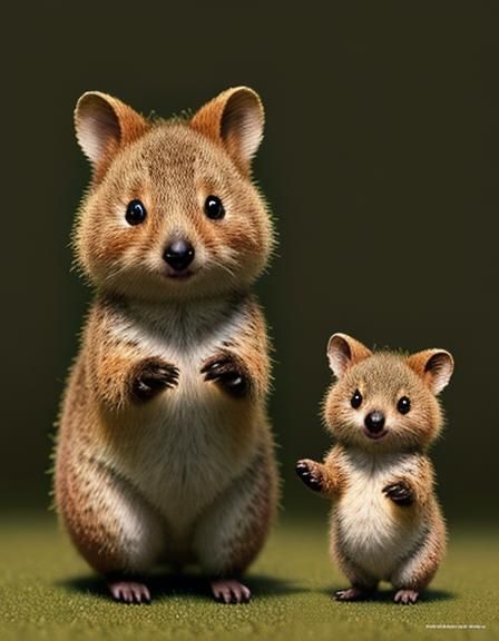 Embroidered Quokka: A Detailed Textile Artwork