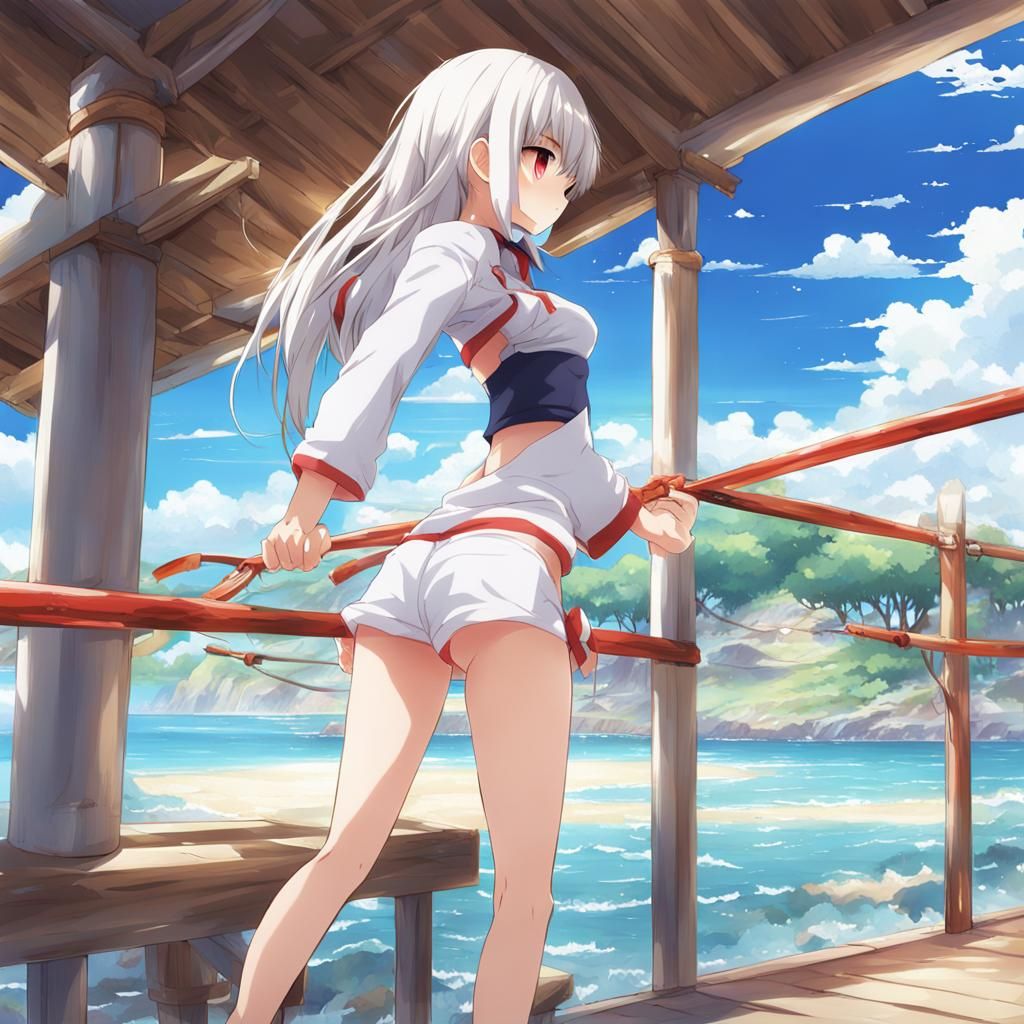 Anime Girl in Bikini: Manga Key Visual