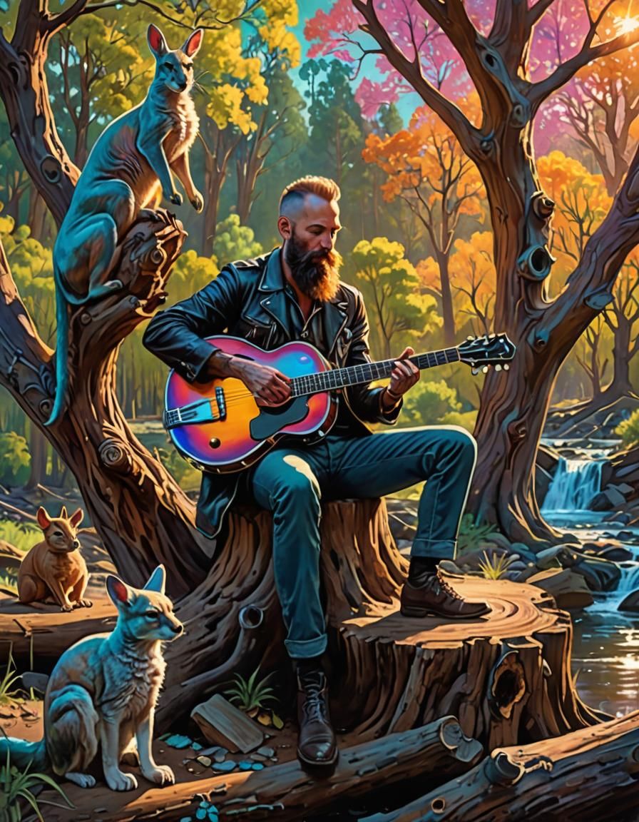 The bearded troubadour 3