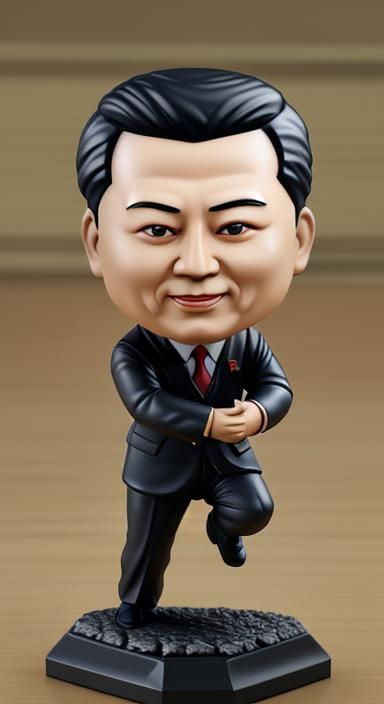 A 3D toy figure (Bobblehead)  North Korea President Kim Jong...