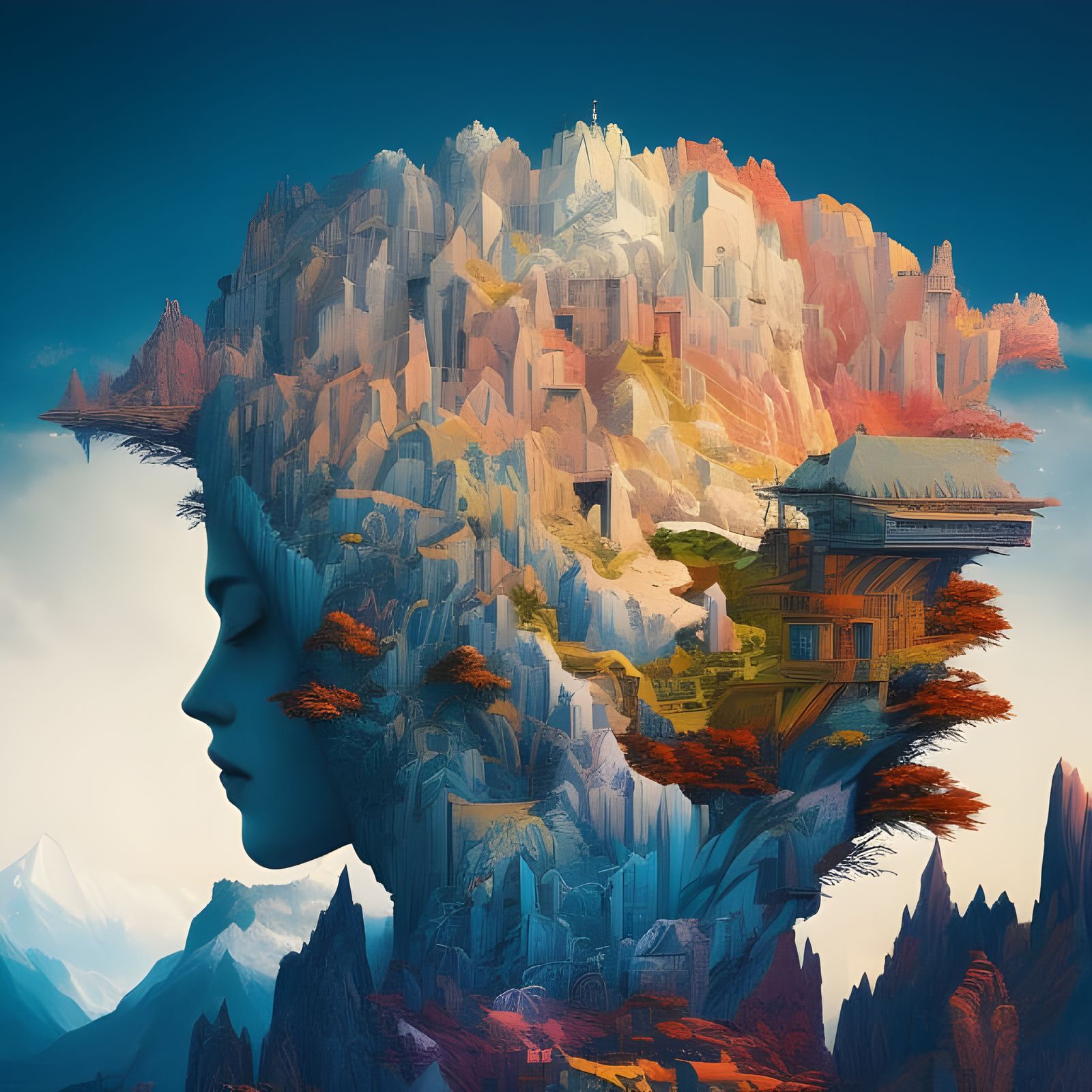 Scenic Mountain View Inspired by National Geographic