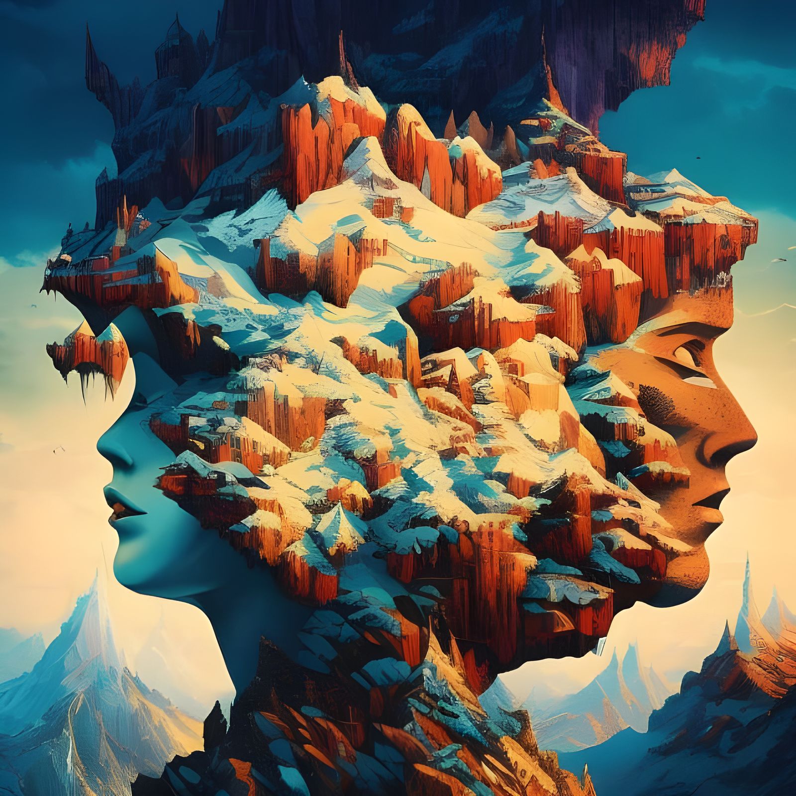 Scenic Mountain View Inspired by National Geographic