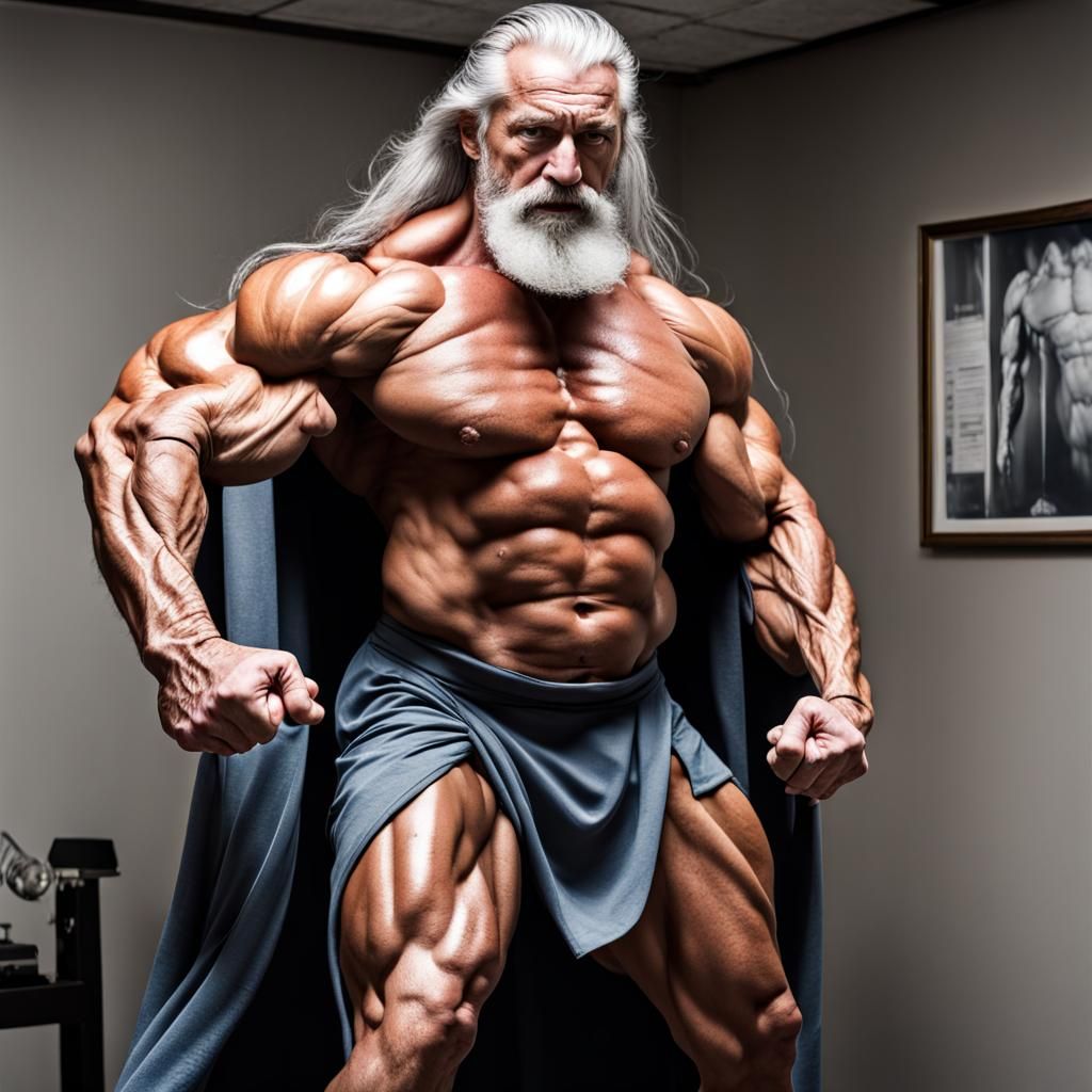 Wizard in a Modern Room