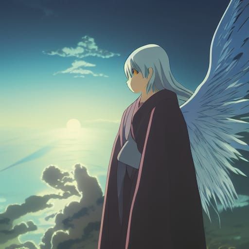 Anime Angel of Death, Ghibli Style, 8K