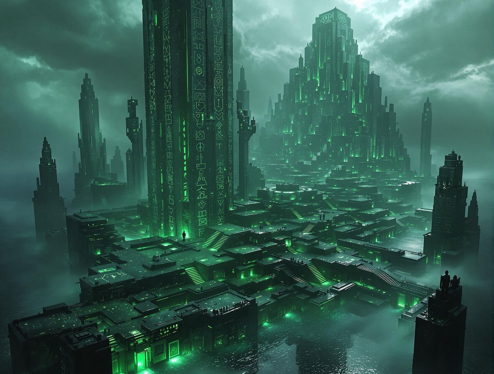 Cthulhu's Cursed Metropolis Rises from the Ocean Depths