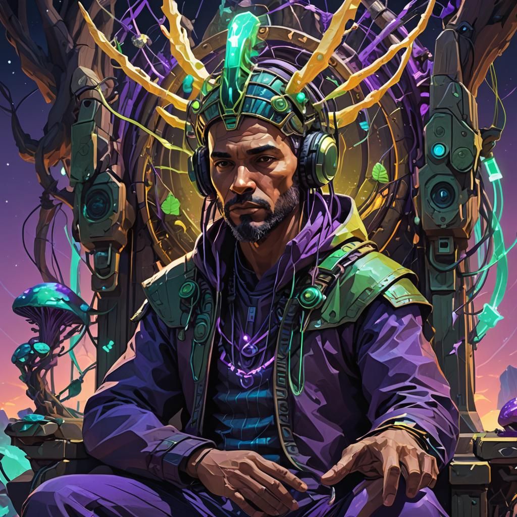 Jonklerr Listening to Hawk Tuah Phonk in Low-Poly