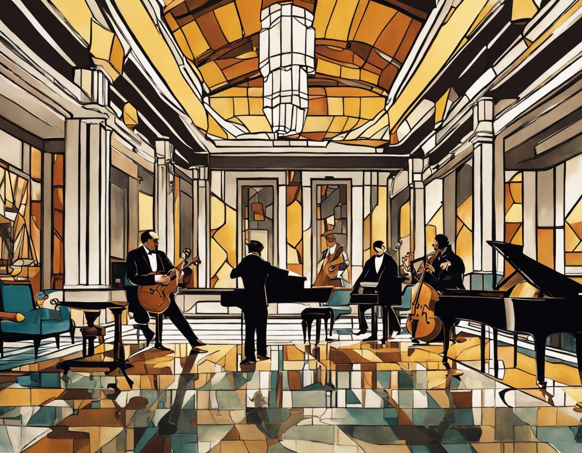Cubistic Art Deco Jazz Band