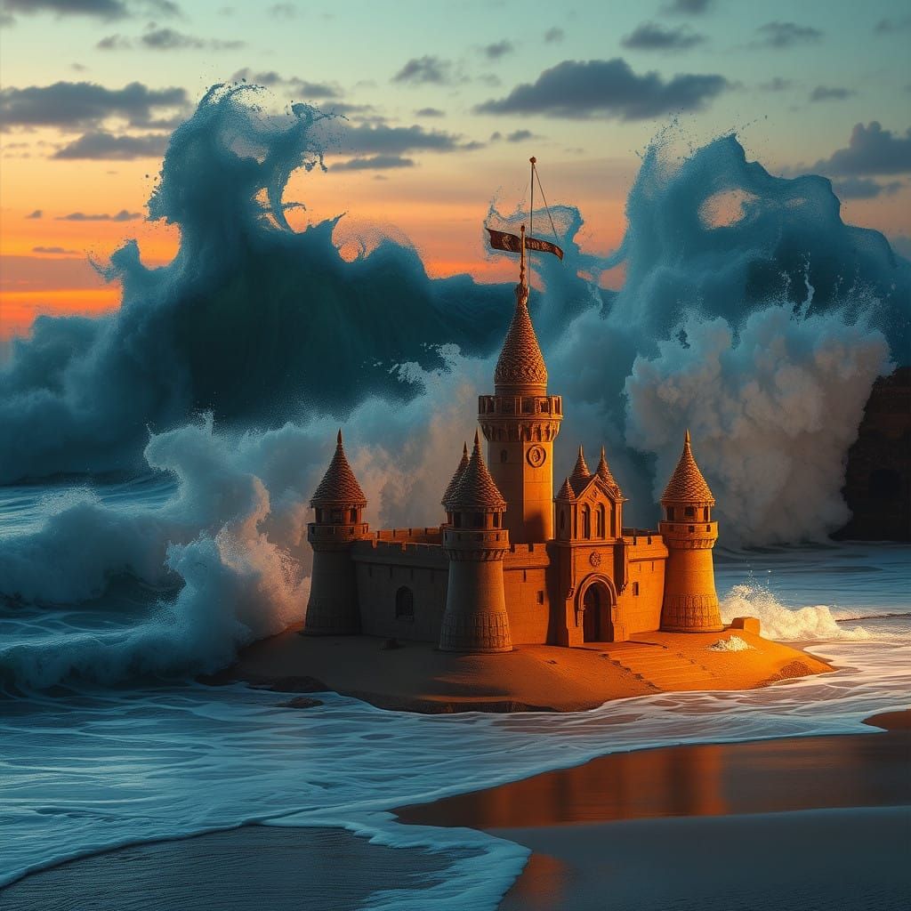 Stormy Shoreline Erodes Fragile Dreams