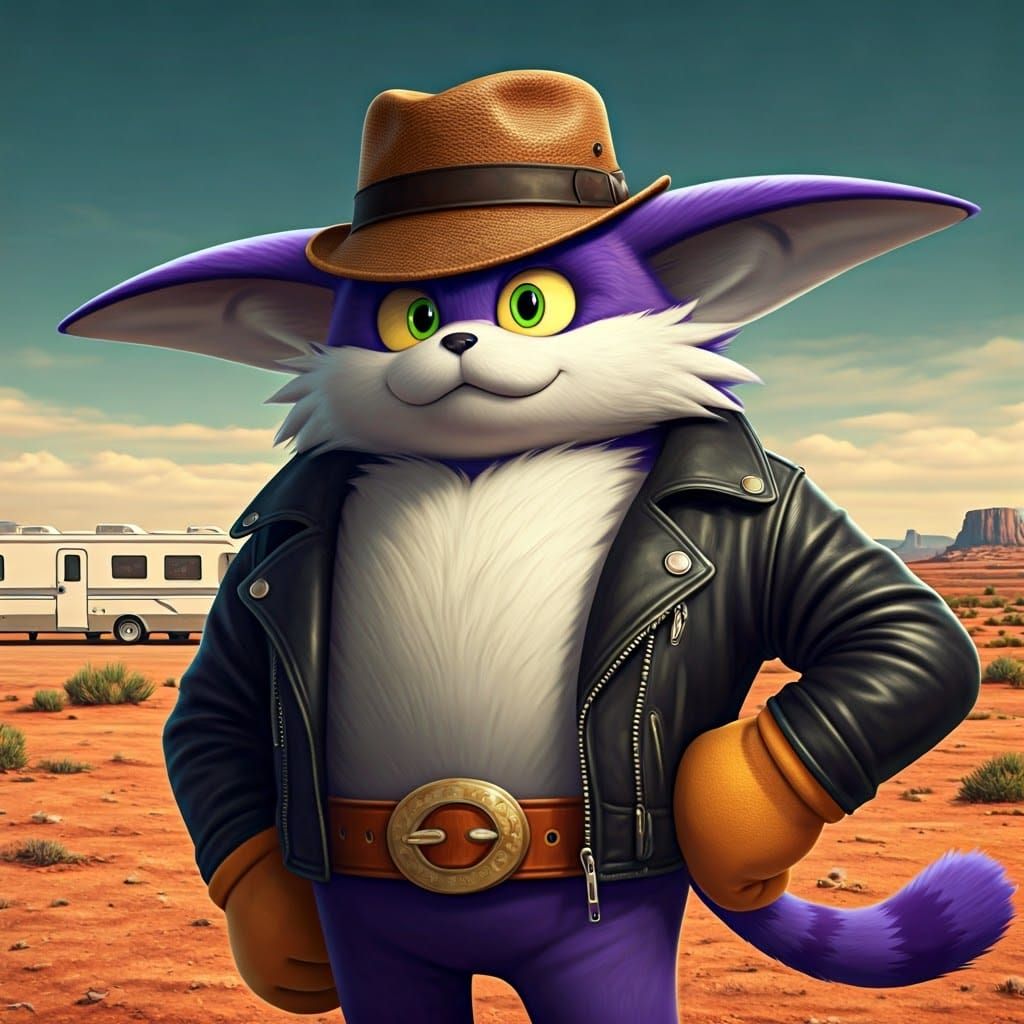 Gritty Desert Icon in Gritty Photorealism