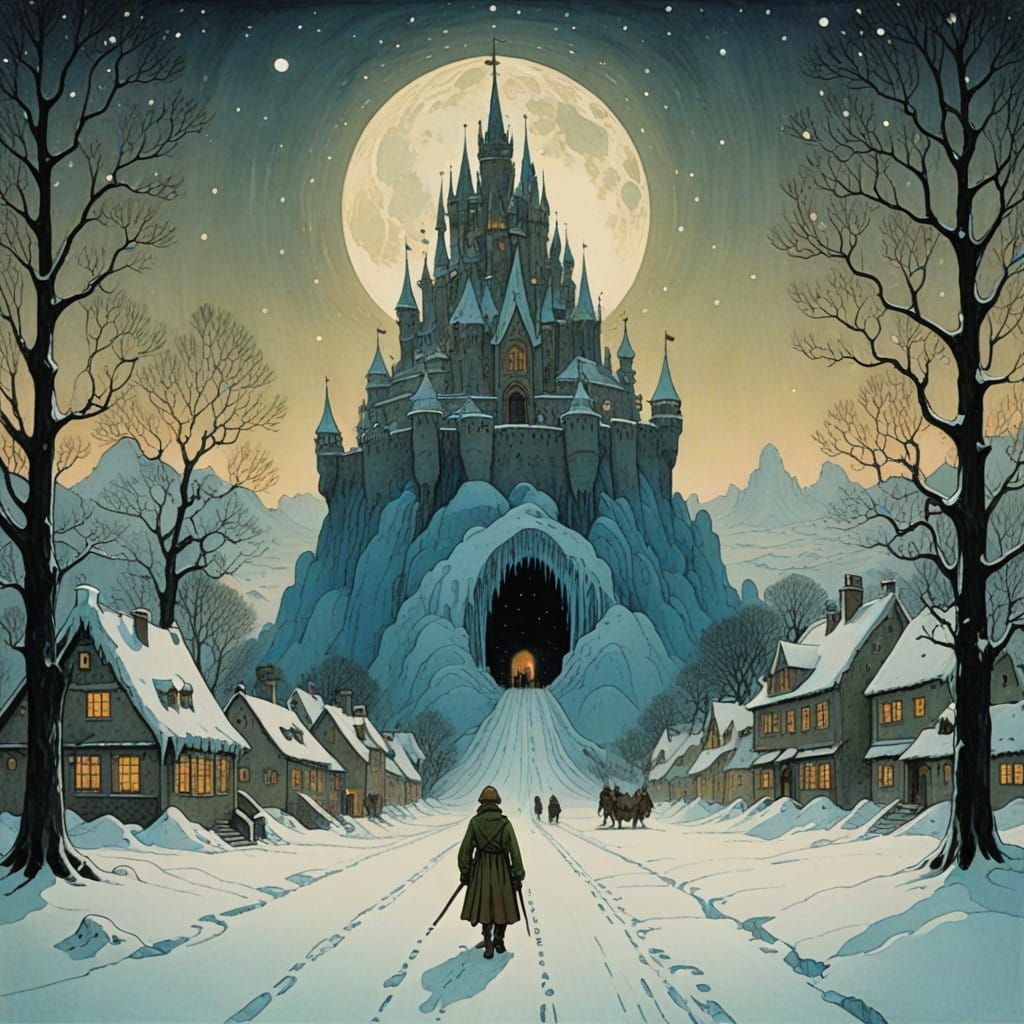 Winter's Melancholy Queen in Frosty Gutterland