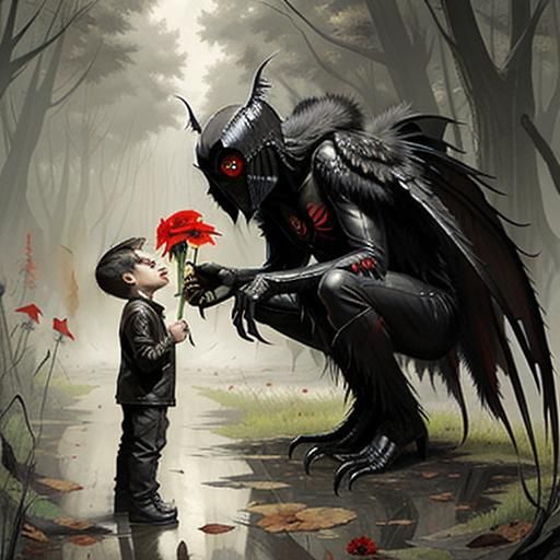 Mothman's Kind Gesture: A Sinister Offering