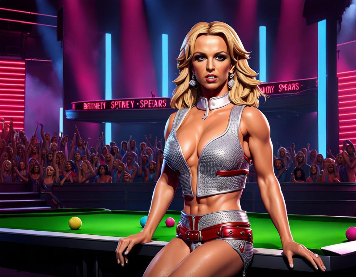 Not quite as ordered from the AI. but very different. Britne...