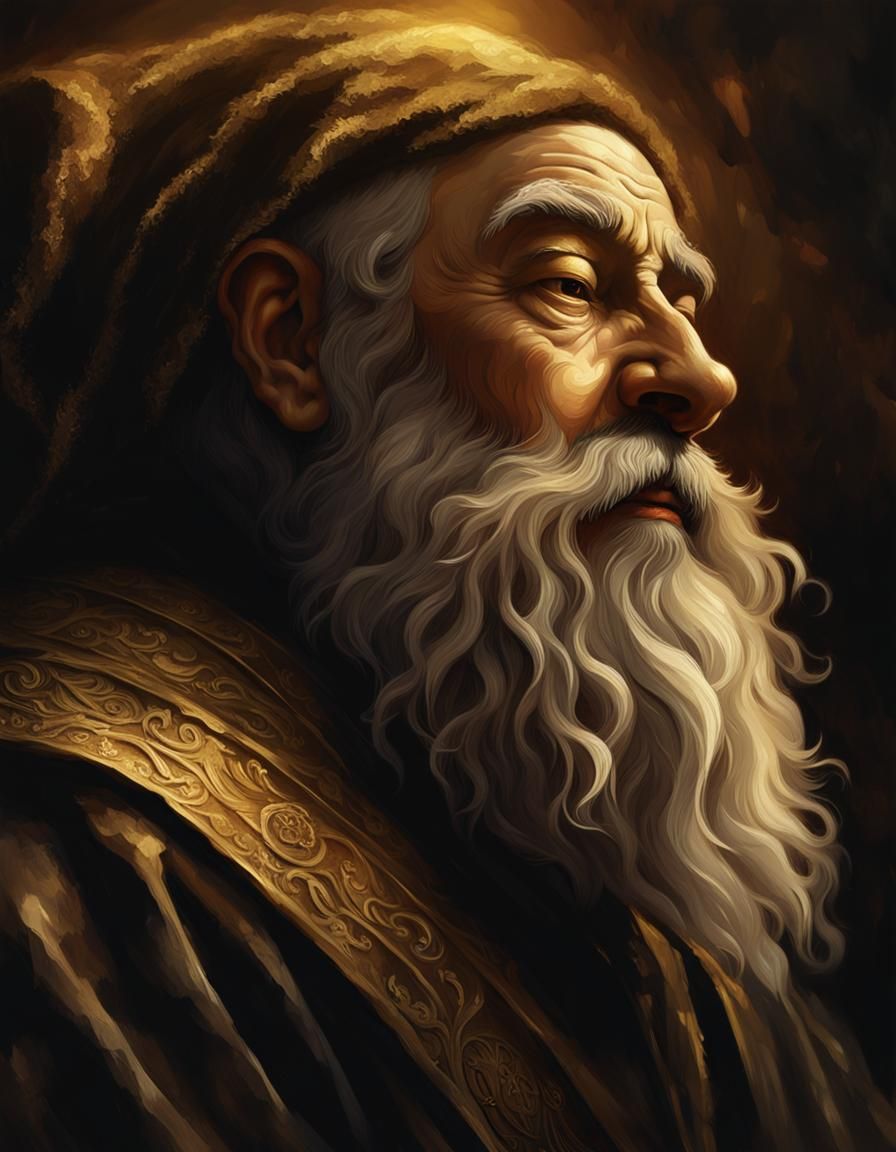 Gnome Portrait in Baroque Caravaggio Style