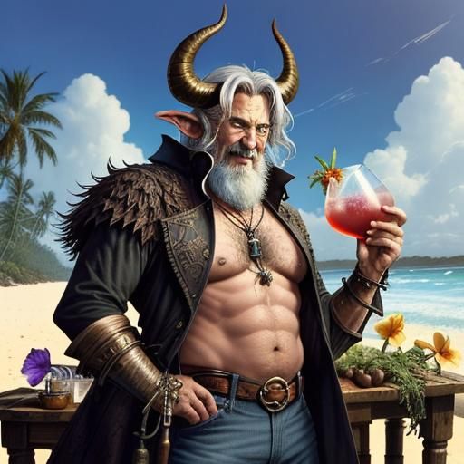 Happy Farmer Demon's Magical Cocktail Stall