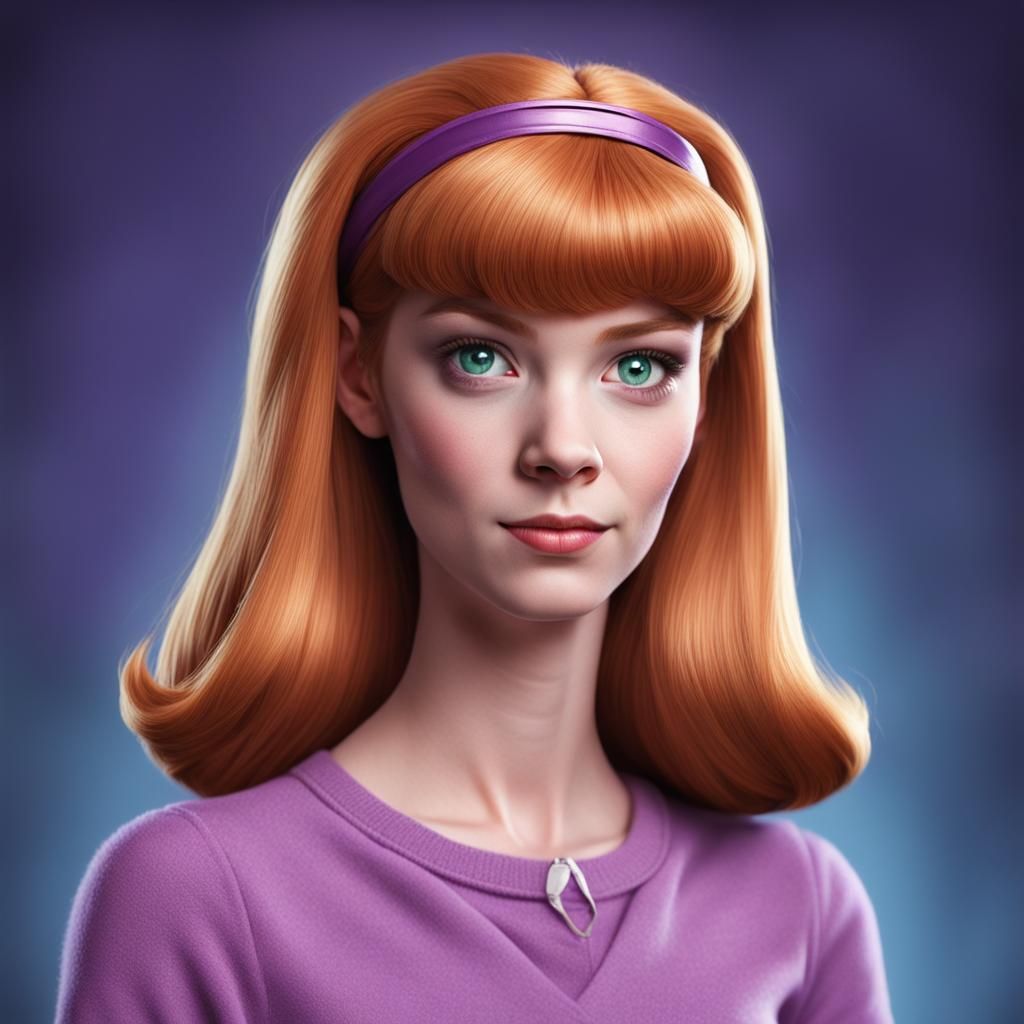 Realistic Daphne Blake from Scooby-Doo