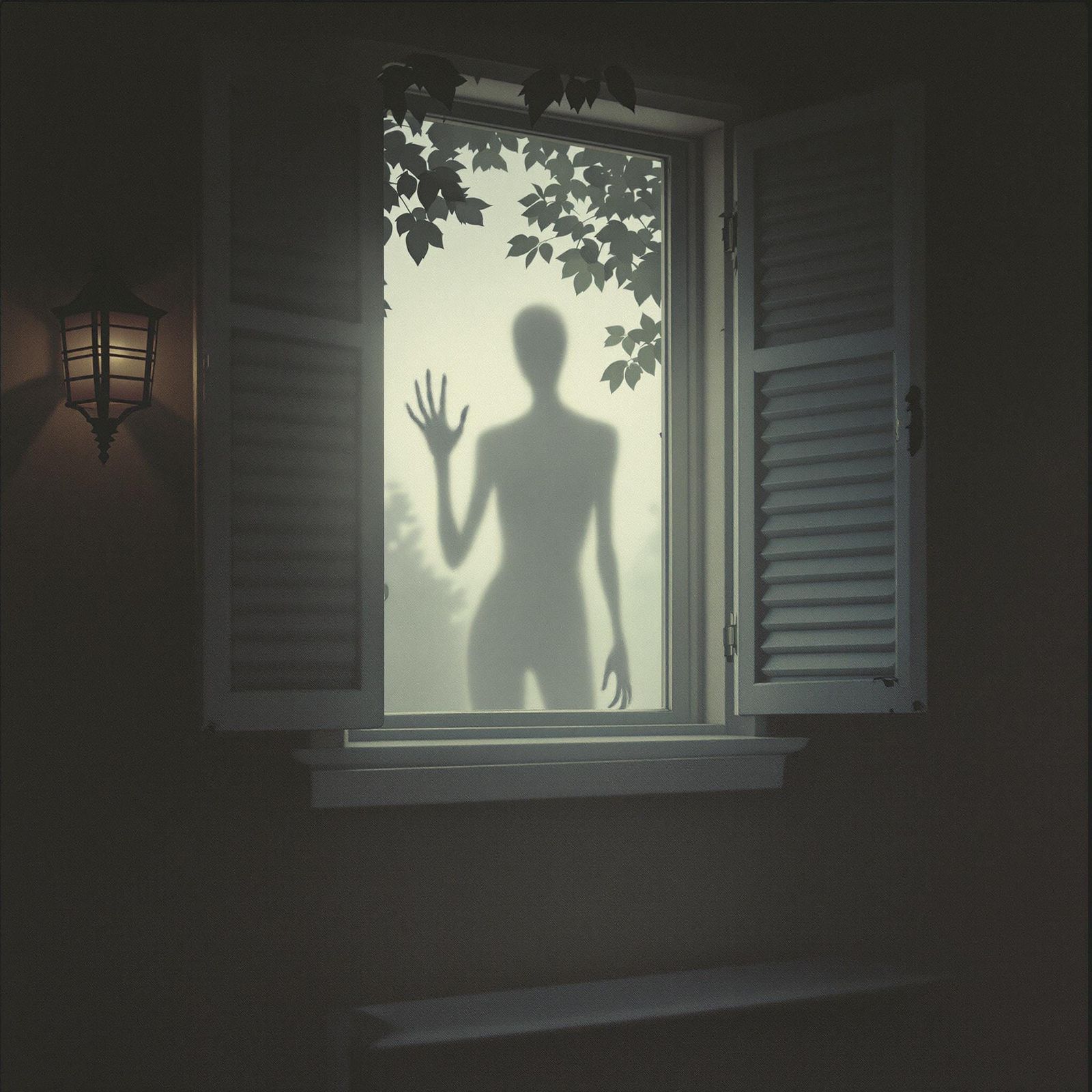 Ghostly Figure in Ethereal Pastel Washes