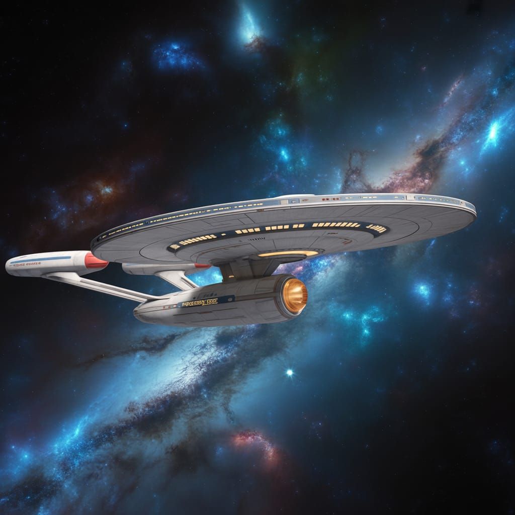 USS Excelsior NCC-2000 in Galactic Space