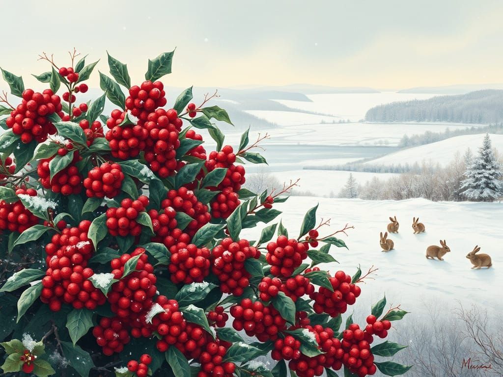 Winter Holly Berry