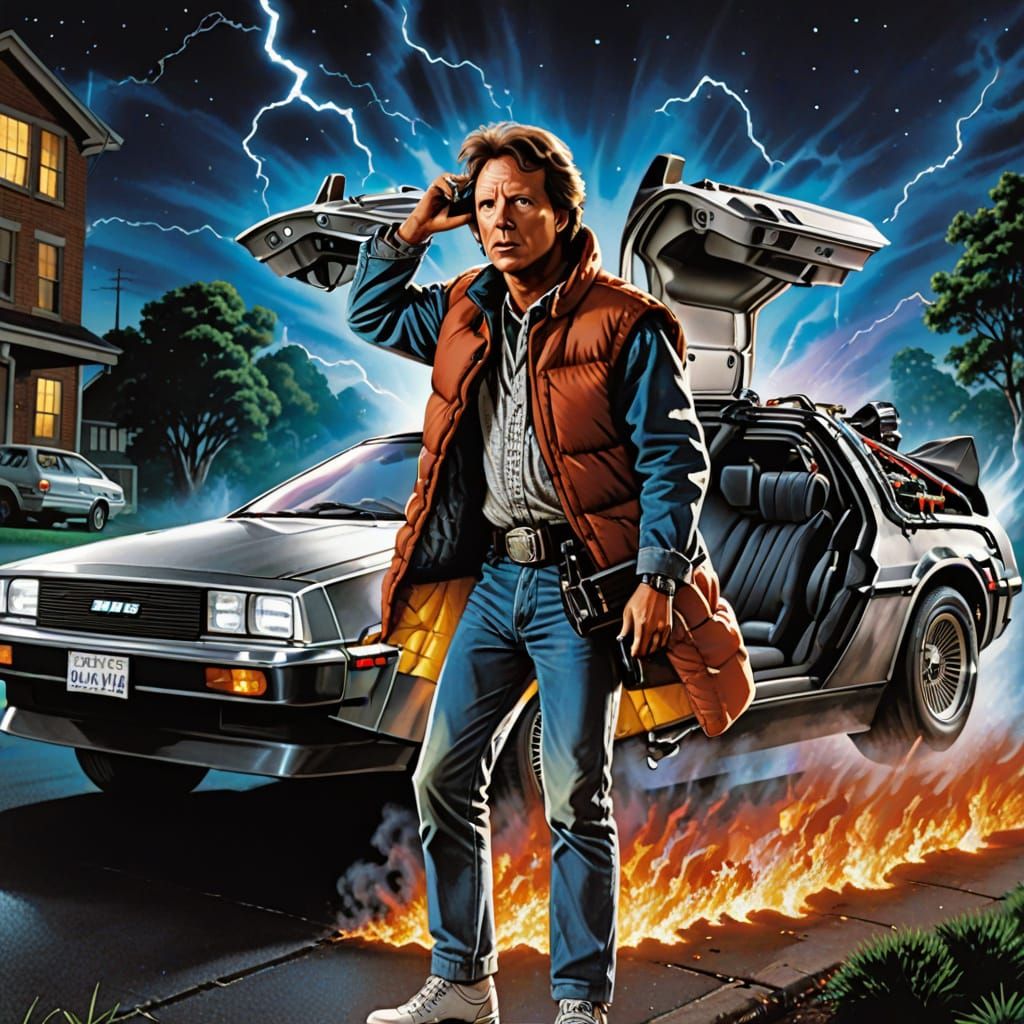 Time Traveling Sci-Fi in the Style of John Carpenter