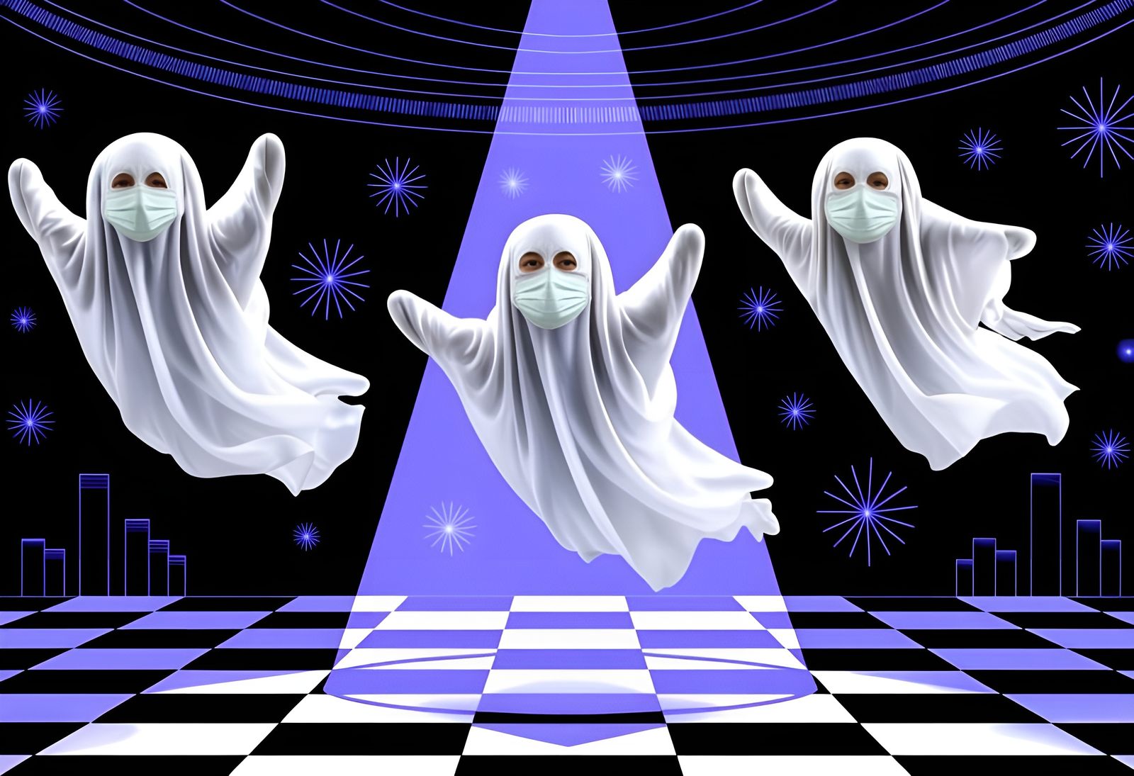 Ghosts Dance at Spectral New Year's Ball